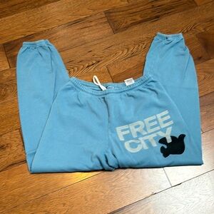 Freecity Blue Track Pants